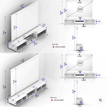 AWOL Vision Vision Vanish Laser TV (100'' & 120'')