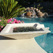 Outdoor fountains