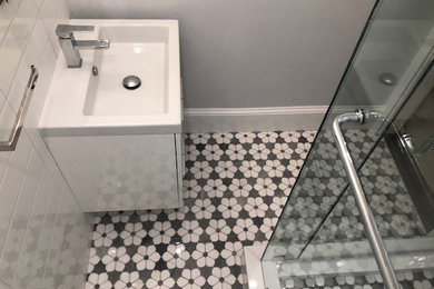 Flower Power • Tiny Bath Remodel • South End