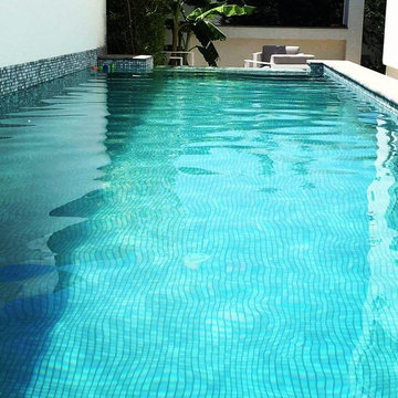 Glass pool Garden