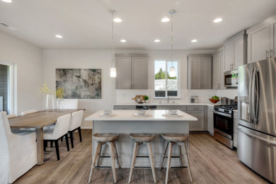 Inspiration for a contemporary kitchen remodel in Seattle
