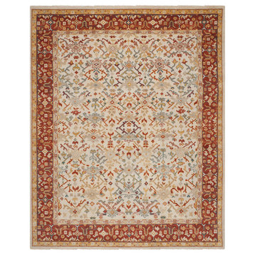Safavieh Sultanabad Collection SUL1067 Rug, Ivory/Multi, 9' X 12'