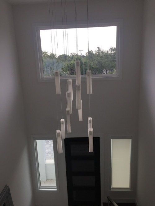 Contemporary Foyer Lighting Modern Entry Chandelier For High White Candles Lighting Custom Art Gl Chandelier Large Dining Chandeliers