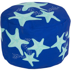 Surya Poufs- (POUF-265) - Floor Pillows And Poufs