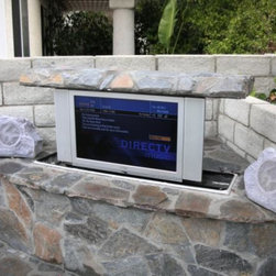 Custom Outdoor TV Lift System - Home Improvement
