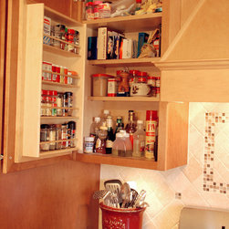 Warm Transitional Kitchen - Storage And Organization