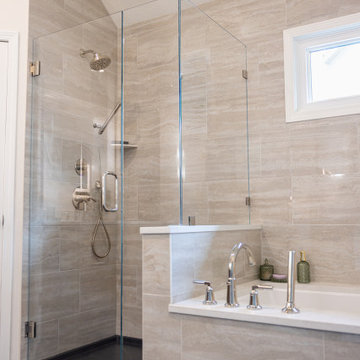 Warm & Refined Primary Bathroom Remodel