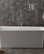 67" White Rectangular Solid Surface Smooth Resin Soaking Bathtub