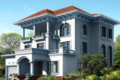 Inspiration for a timeless exterior home remodel in New York