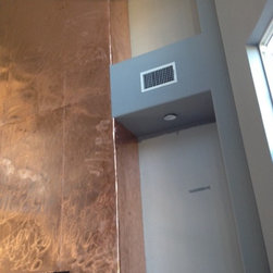 Copper Fireplace Wrap - Artwork