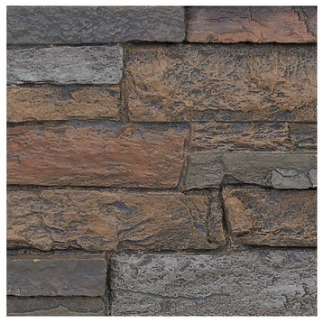 Faux Stone Wall Panel - BRIGHTON, Sedona, Sample