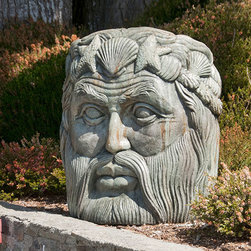 Neptune Face - Garden Statues And Yard Art