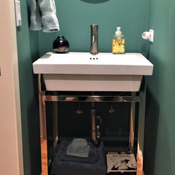 Bold Contemporary Showers, Bathrooms, and Powder Rooms