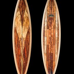 7'-3" Wooden Surfboards - Products