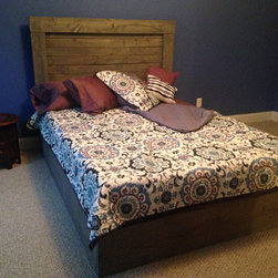 Hand made Beach Cottage Style Platform Bed/Headboard - Platform Beds