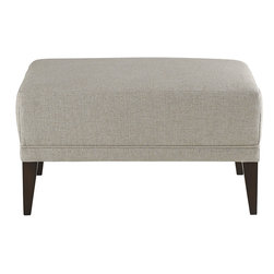 Piedmont Ottoman | The Barbara Barry Collection | Baker Furniture - Footstools And Ottomans
