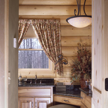 Columbia Station Rustic Log Home