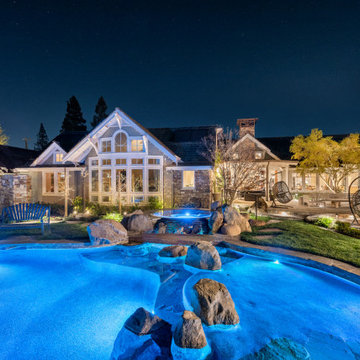 Alamo Estate Natural Swimming pool that brings Lake Tahoe home