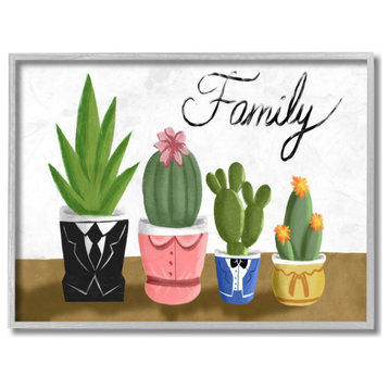 Colorful Succulent Family Home Painting, 11"x14"
