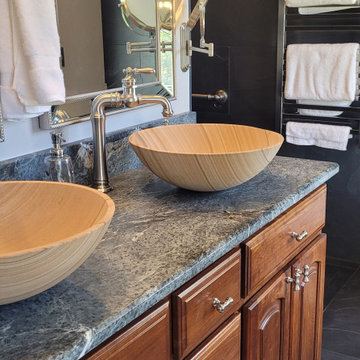 Slate Bathrooms and Sunroom