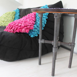 Lefton Reclaimed Manhole Cover Side Table - Side Tables & End Tables