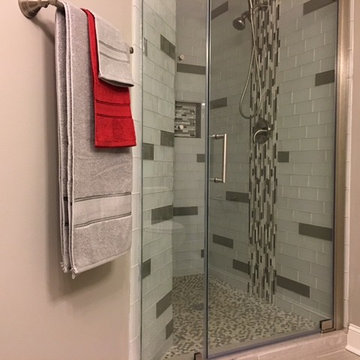 Master bathroom walk in shower