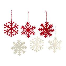 LET IT SNOWFLAKE ORNAMENTS - NEW - Christmas Ornaments