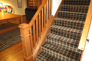 Imagen de escalera clásica de tamaño medio