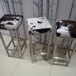 Cowhide Bar Stools - Bar Stools and Kitchen Stools