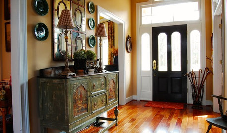 Casas Houzz: Una casa rústica americana con toques franceses