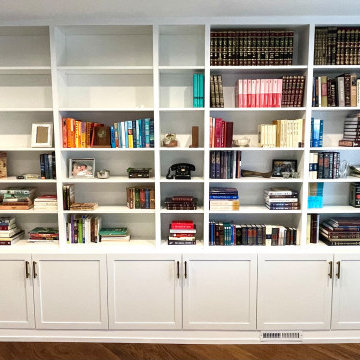 Custom Built-in Bookcase Design & Installation - Teaneck, NJ