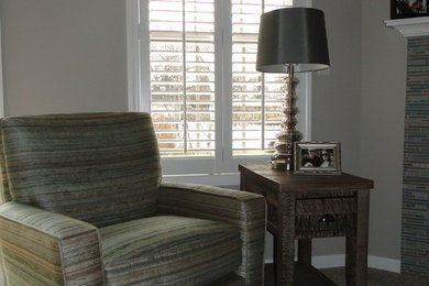 Family room - coastal family room idea in Columbus