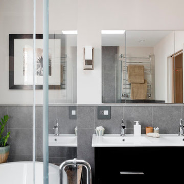 Lowe's Bathroom/Laundry room makeover