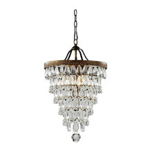 master bath chandelier