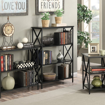 Tuscon Collection Bookcases in Black
