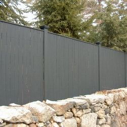 Solid Board Cedar Fence - Home Fencing And Gates