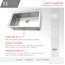 31"L x 18"W Stainless Steel Single Basin Undermount Kitchen Sink with Strainer