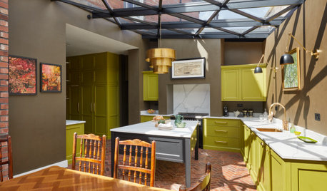 Kitchen Tour: A Dramatic Space With a Twist of Lime