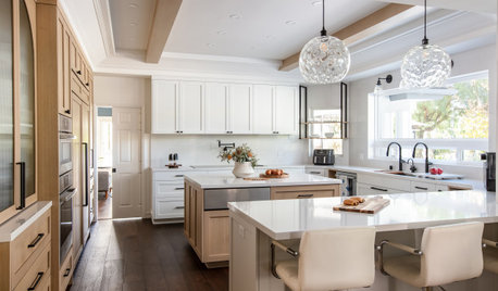 White-and-Wood Kitchen Packed With Smart Storage