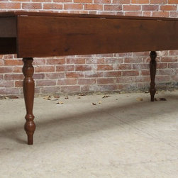 Rustic Drop Leaf Dining Tables From Reclaimed Wood - Table &agrave; manger