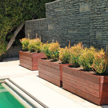 Redwood Planter Boxes