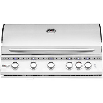 Summerset Sizzler Pro 40” Stainless Steel Built-In Gas Grill, Propane