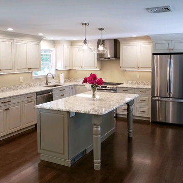 Open Concept Kitchen Remodel in Wakefield MA