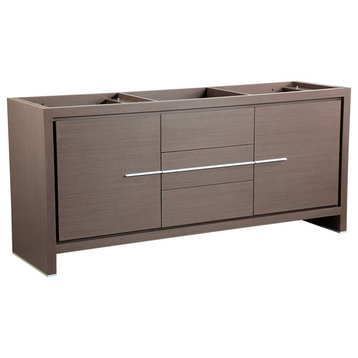 Fresca FCB8172 Allier 71-1/4" Plywood Vanity Cabinet Only - - Gray Oak