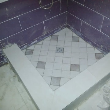 Adding a Shower floor to an existing bathroom space