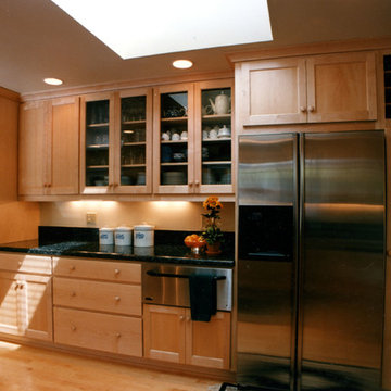 removed flourescent ceiling, added skylight