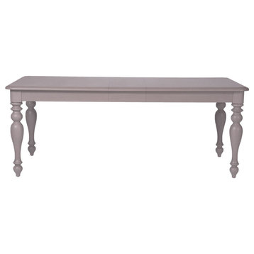 Liberty Furniture Summer House Rectangular Leg Dining Table, Dove Grey