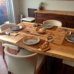 Live Edge Ash Dining Table - Dining Tables