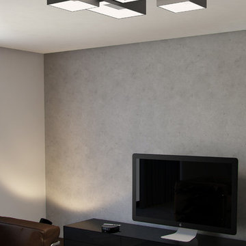 ET2 Lighting E21360-61BK Collage Black LED Flush Mount