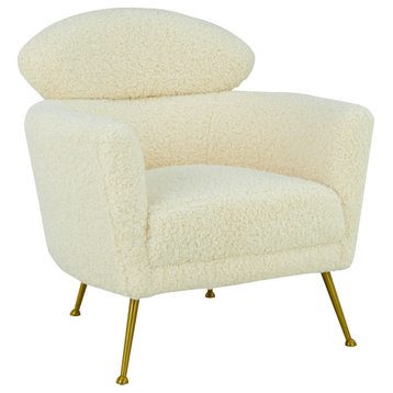 TOV Furniture Welsh Faux Shearling Chair